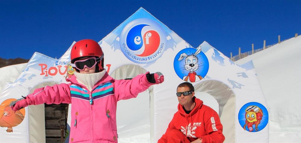 Super Besse : Espace Piou Piou, Premiers Pas sur les Skis pour les Enfants
