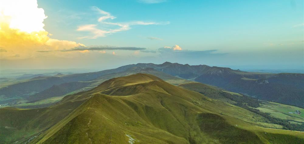 Puy de la Tâche : Sommets Adventif et Massif du Sancy - Panorama Impressionnant